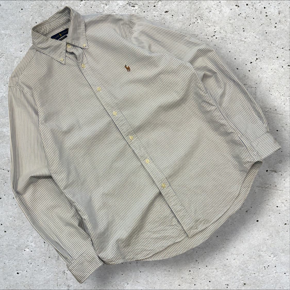 [M] 폴로 랄프로렌 클래식핏 스트라이프 긴팔 셔츠 D530 상품이미지1