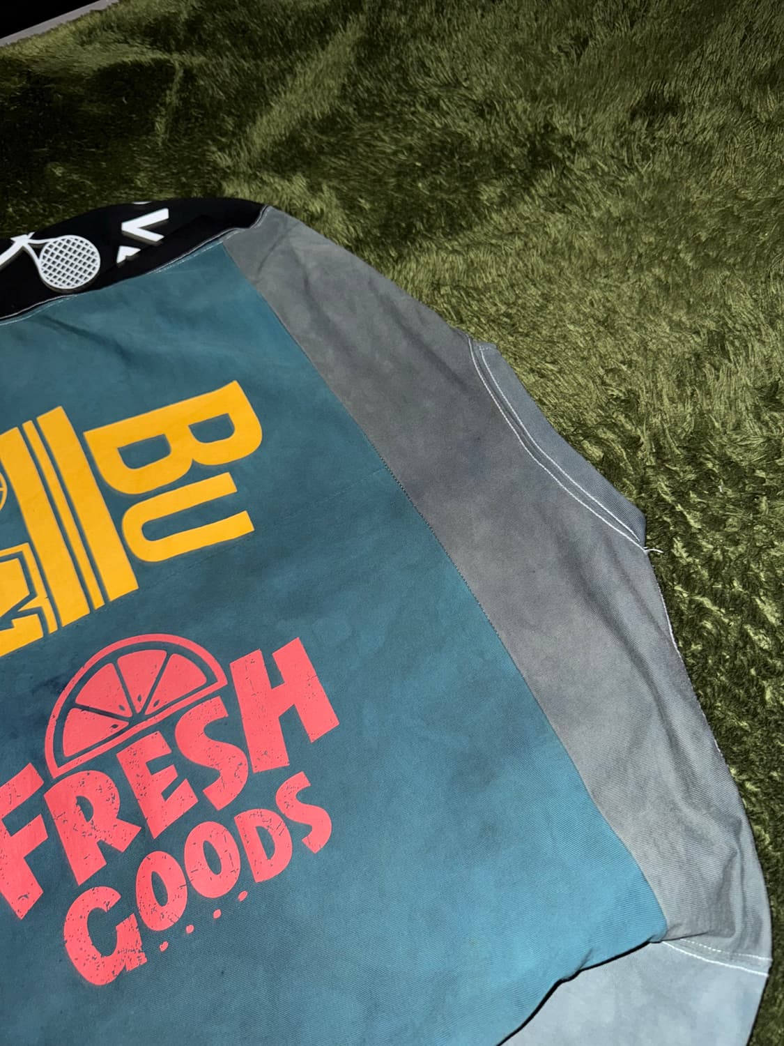 [XL] 리오버 핸드 다잉 리워크 트리플 스티치 롱슬리브 상품이미지9