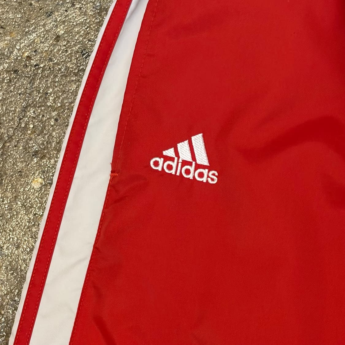 90s USA 아디다스 삼선 츄리닝 트레이닝팬츠 바람막이 팬츠 상품이미지3