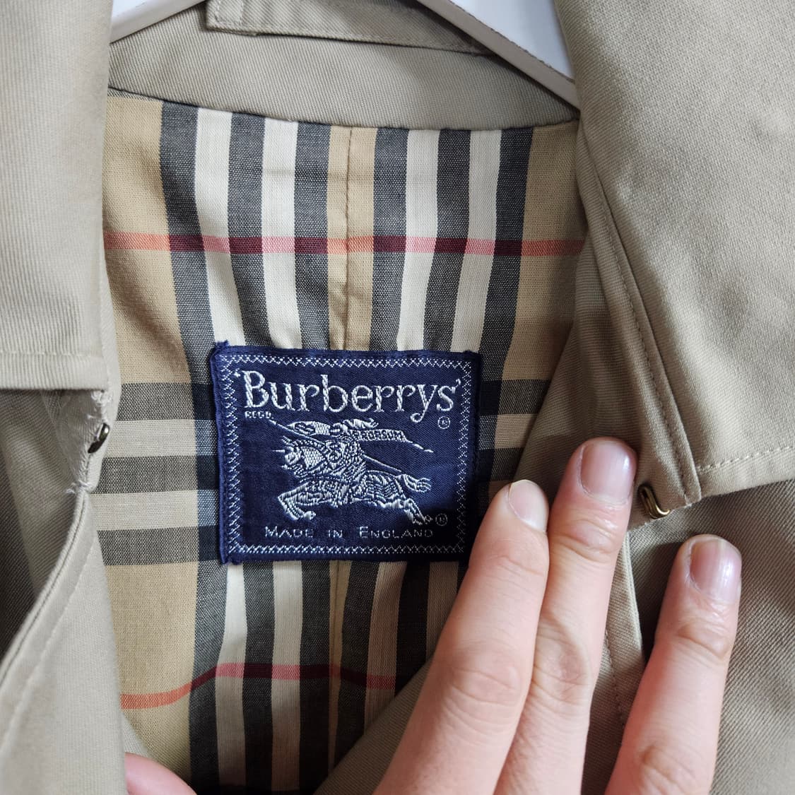 버버리스(Burberrys) 빈티지 싱글 코트  상품이미지5