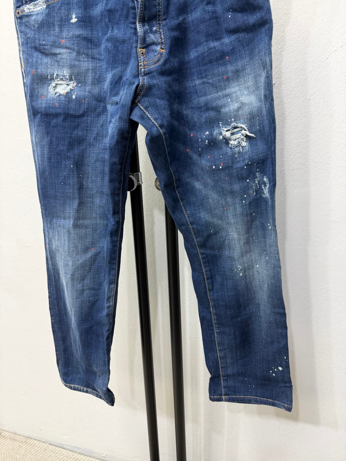정품) 디스퀘어드2 데님 청바지 데미지진 52(36) 상품이미지3