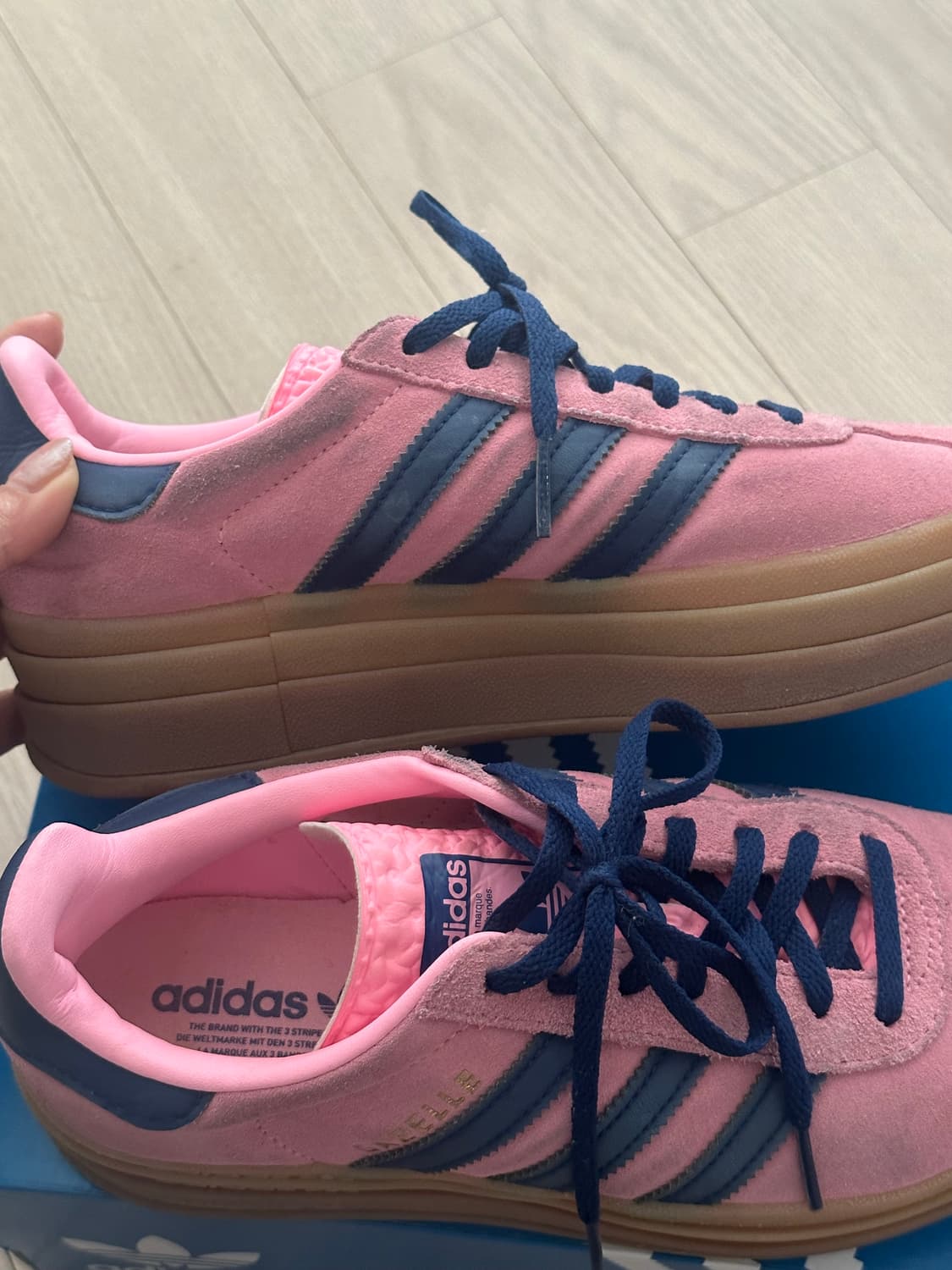 아디다스 가젤 볼드 핑크글로우 240 상품이미지4