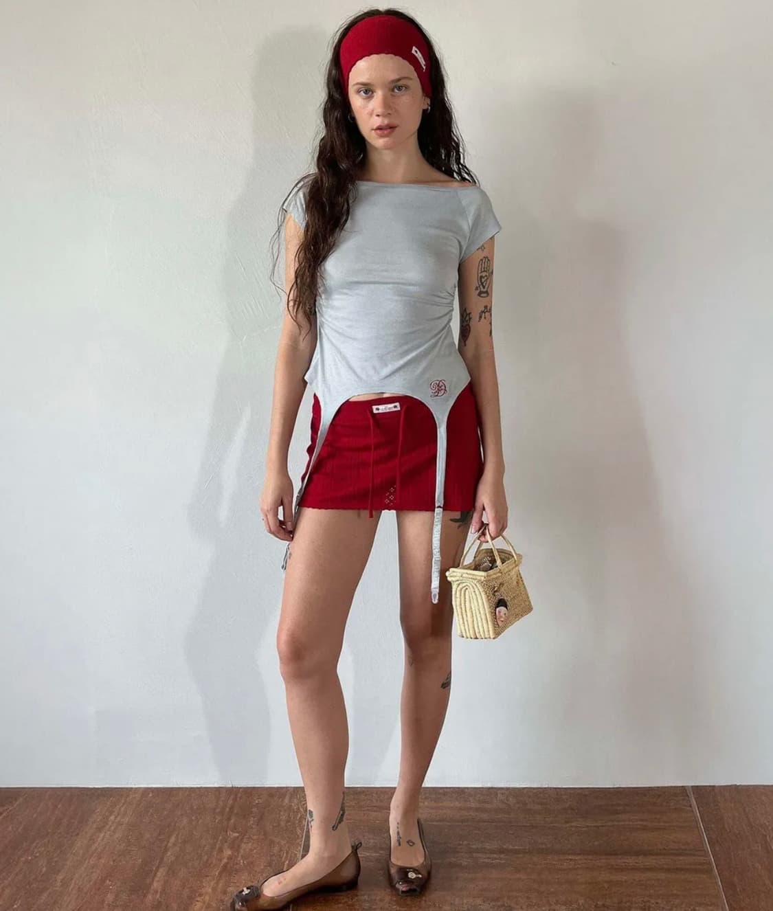 스컬프터 Garter Belt Tee Baby Blue 상품이미지2