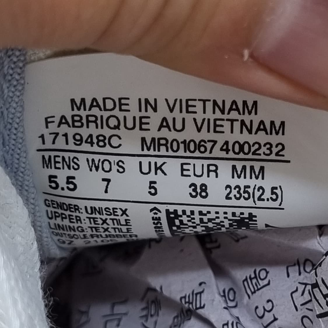 컨버스 잭퍼셀 연청 데님 스니커즈235 상품이미지6