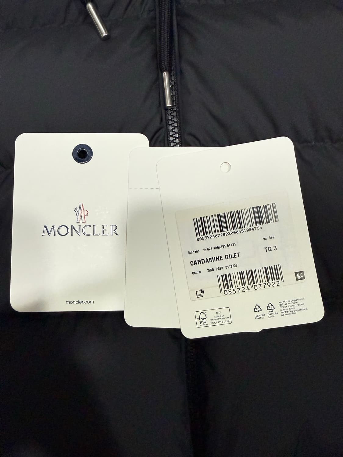 [당일출고,3사이즈] 몽클레어 카다민 패딩조끼 상품이미지2