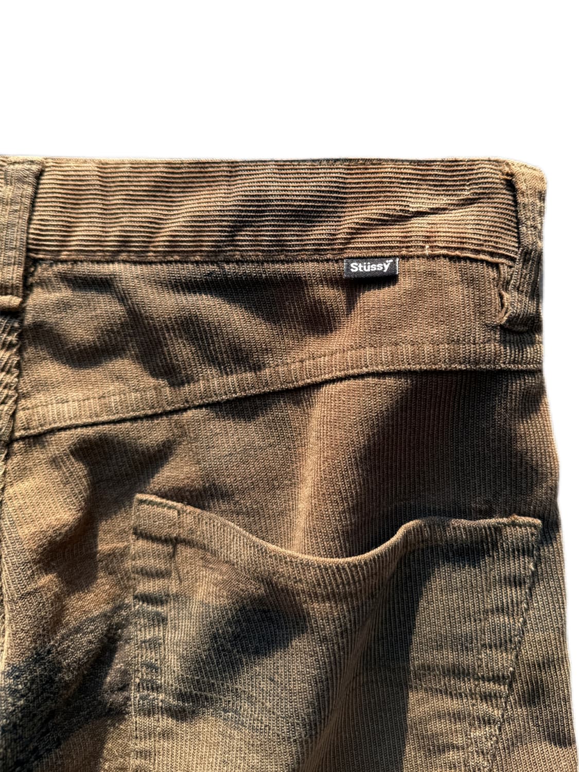 90s 스투시 코듀로이 체크팬츠 32in 상품이미지5
