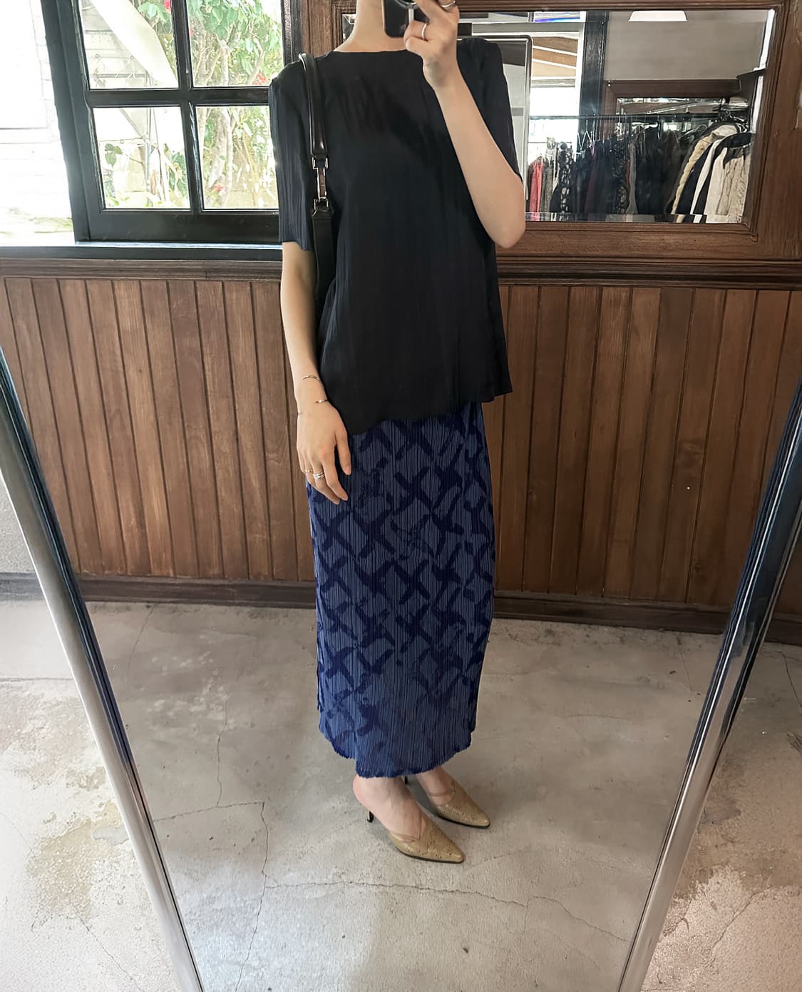 MARNI silk back-button blouse 상품이미지2