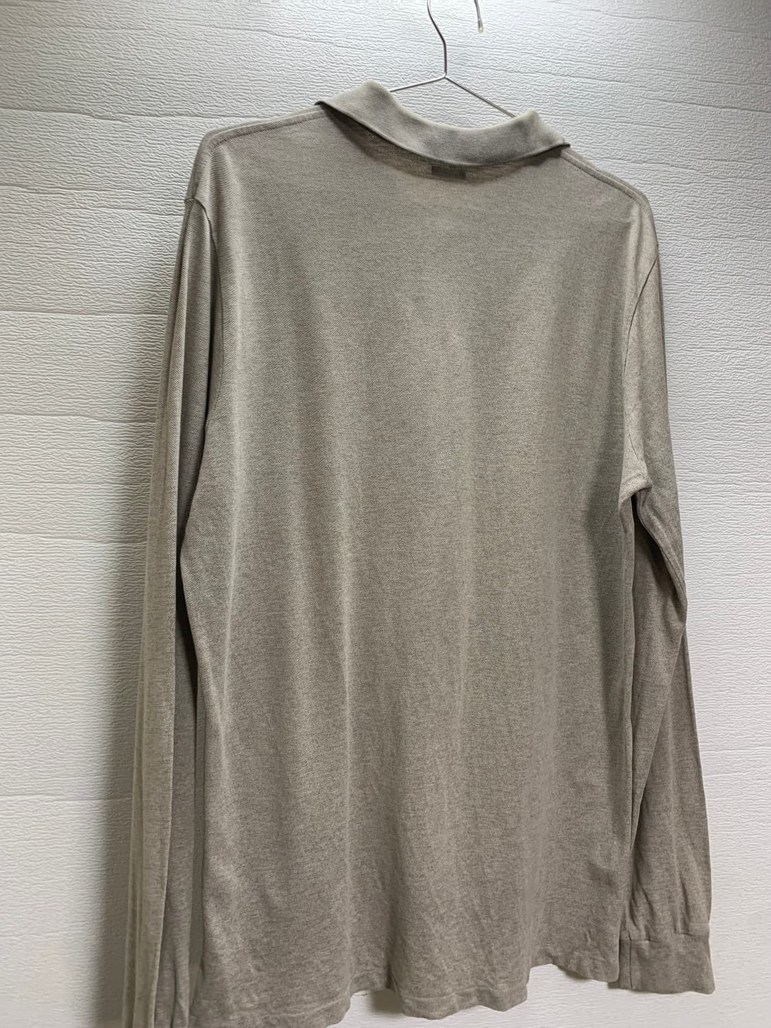 폴로 랄프로렌 긴팔 카라티 XL 회갈색 상품이미지4