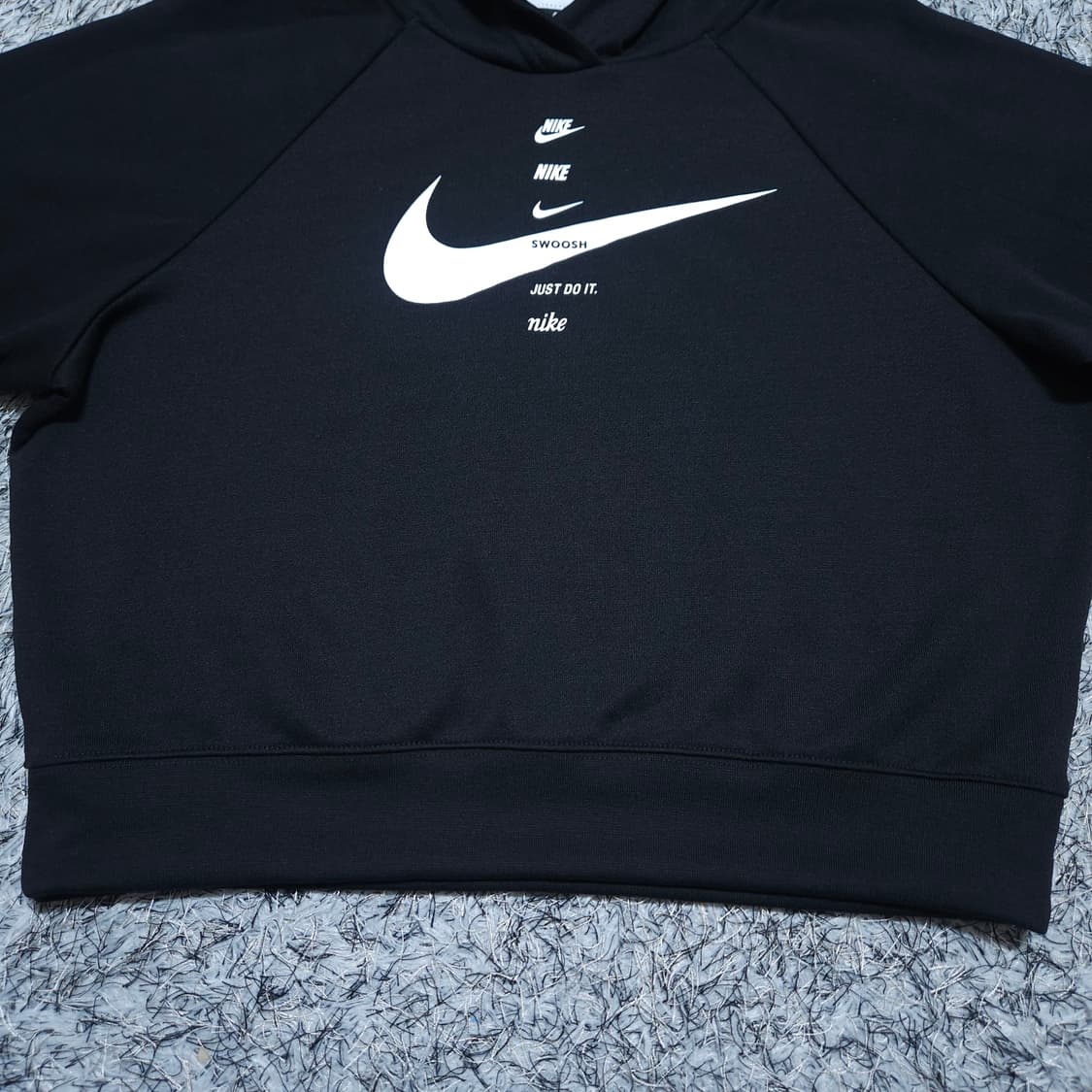나이키) M 여자 스우시 크롭 후드티셔츠 / 왕눈이샵 상품이미지4