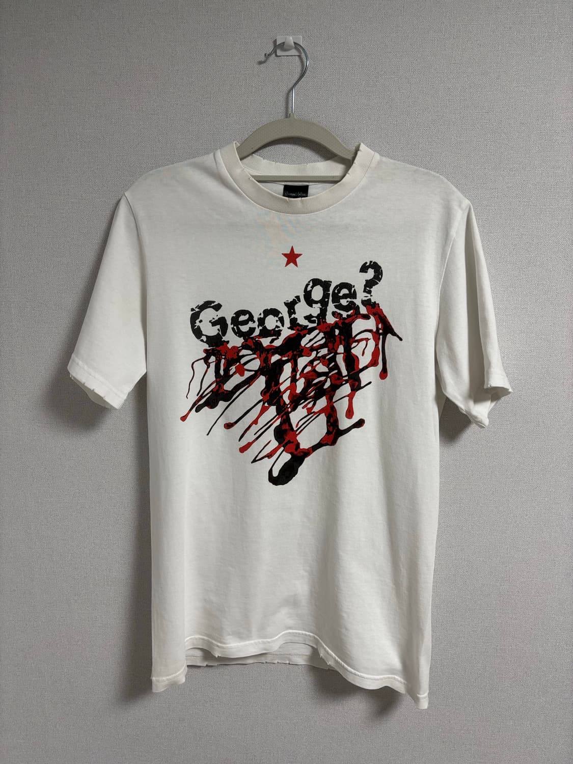 Number Nine 02aw "george?" T-Shirts 상품이미지1