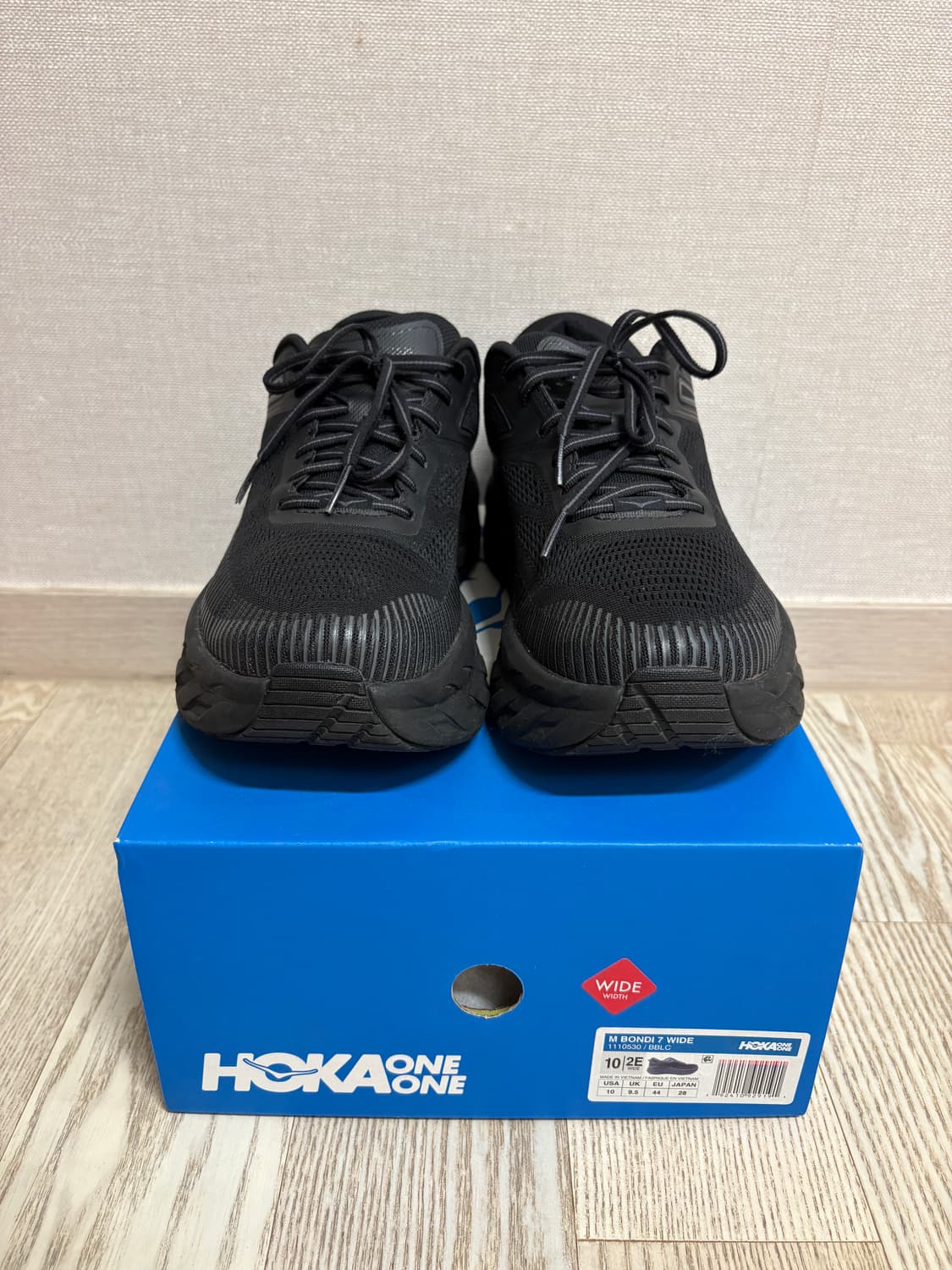 호카 본디7 와이드 블랙 280 상품이미지4