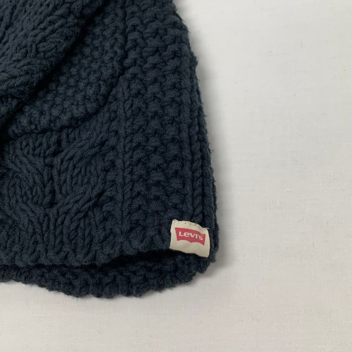 리바이스 슬림핏 숄카라 케이블 니트 가디건 (M) 상품이미지4