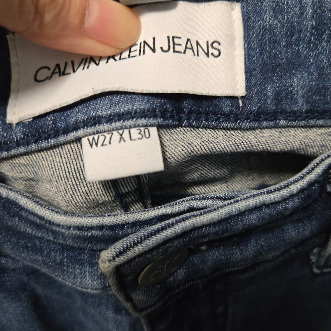 캘빈클라인 여성 스판 데님 청바지  상품이미지5