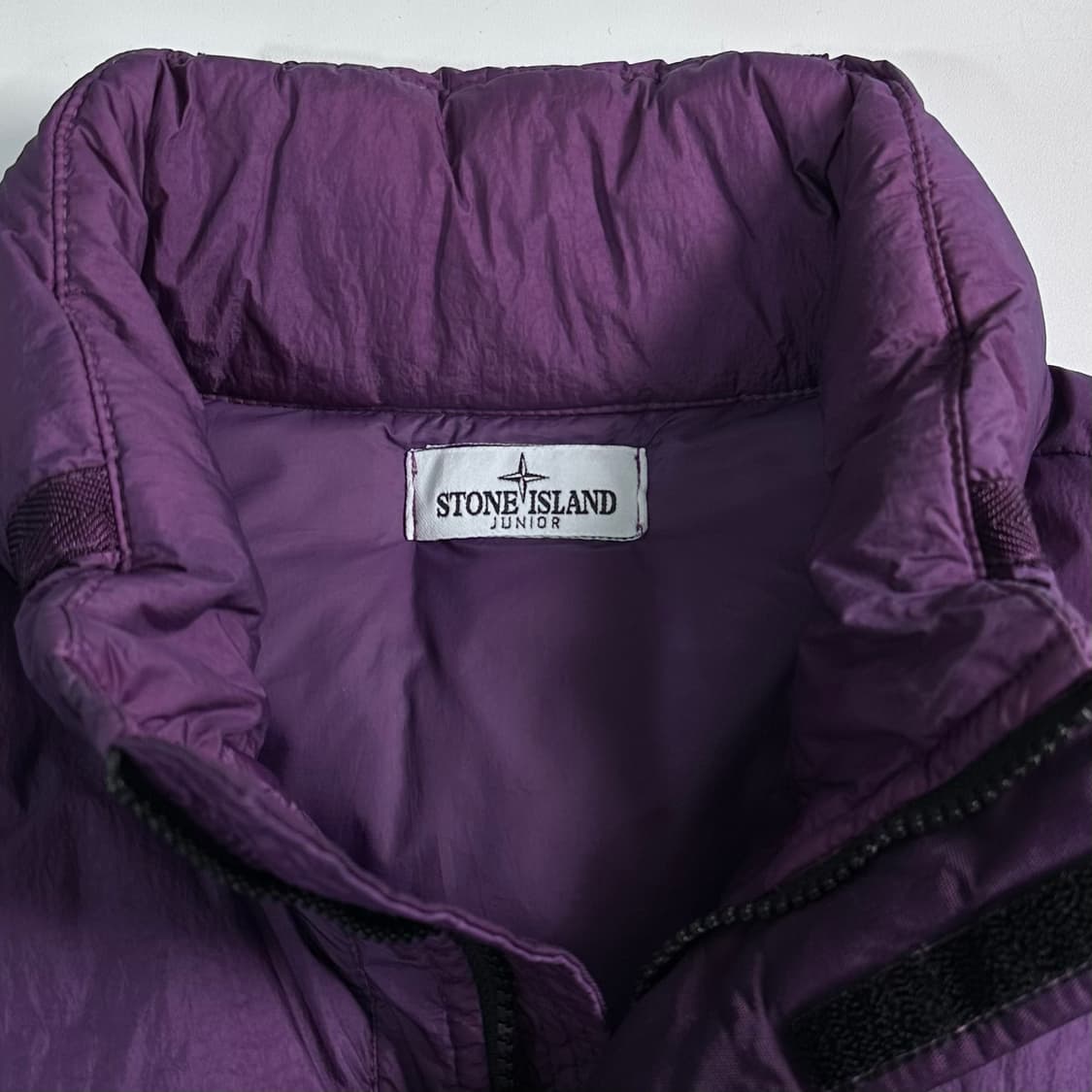 스톤아일랜드 키즈 퍼플 다운 조끼  상품이미지4