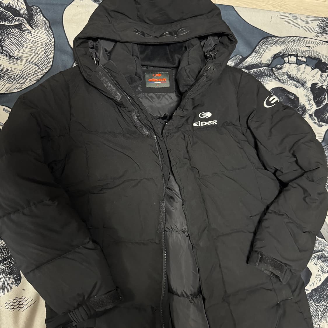 아이더 다운 롱패딩 M사이즈 상품이미지4