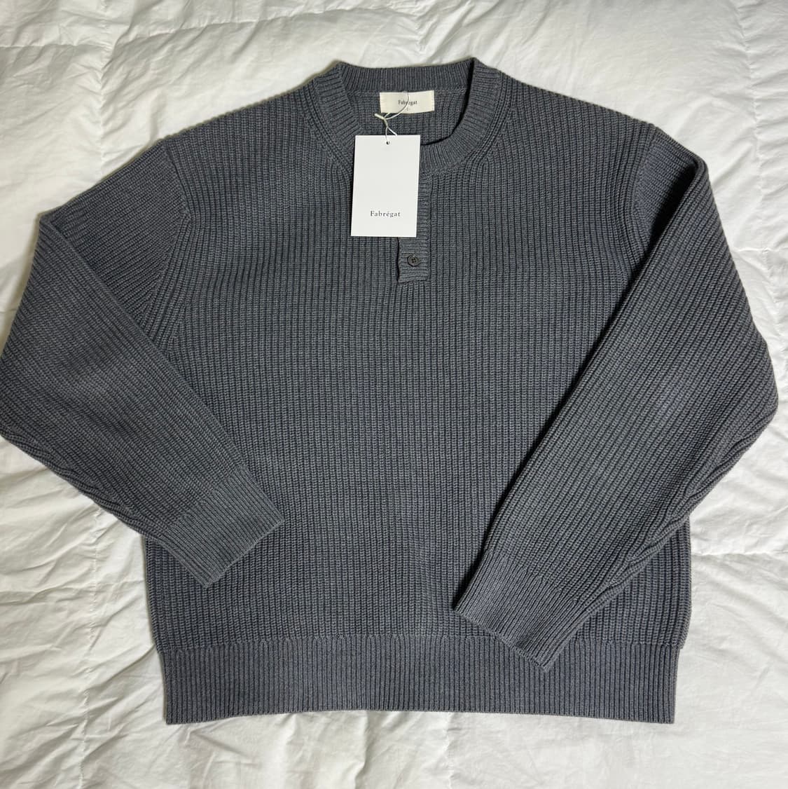 FABREGAT 헤비 코튼 헨리넥 니트 상품이미지2