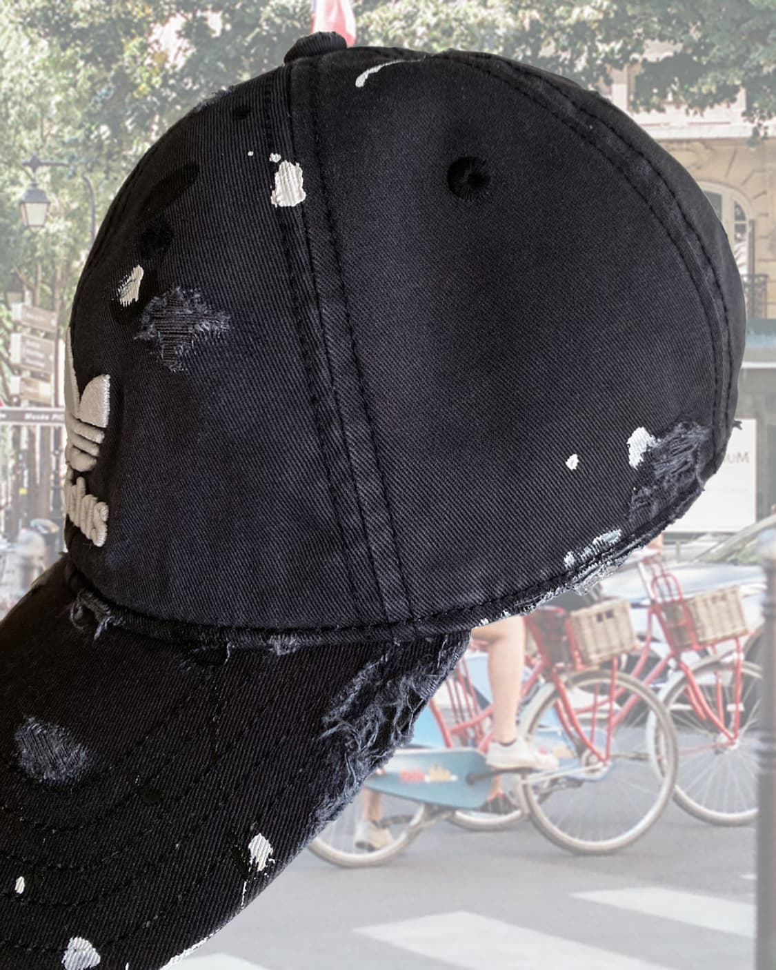 아디다스 디스트로이드 페인팅 빈티지 볼캡 모자 상품이미지5