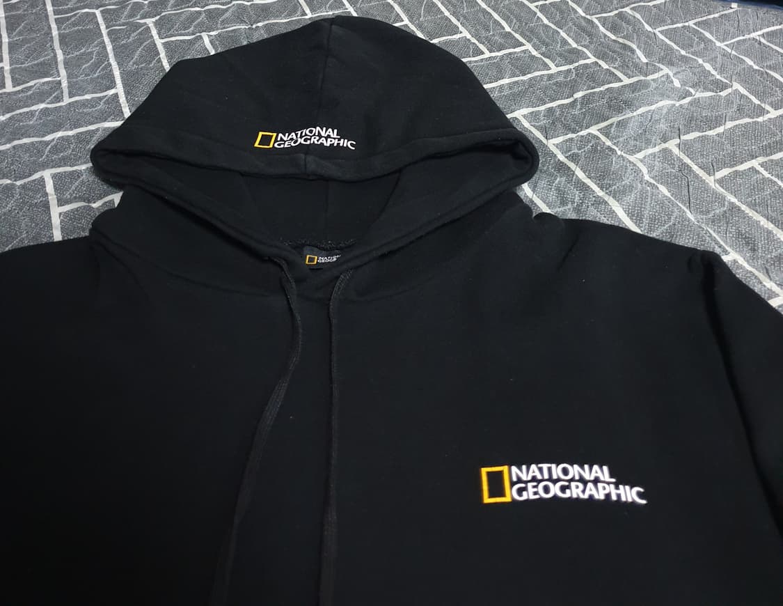 내셔널지오그래픽 후드티 블랙 (XXL) 상품이미지2