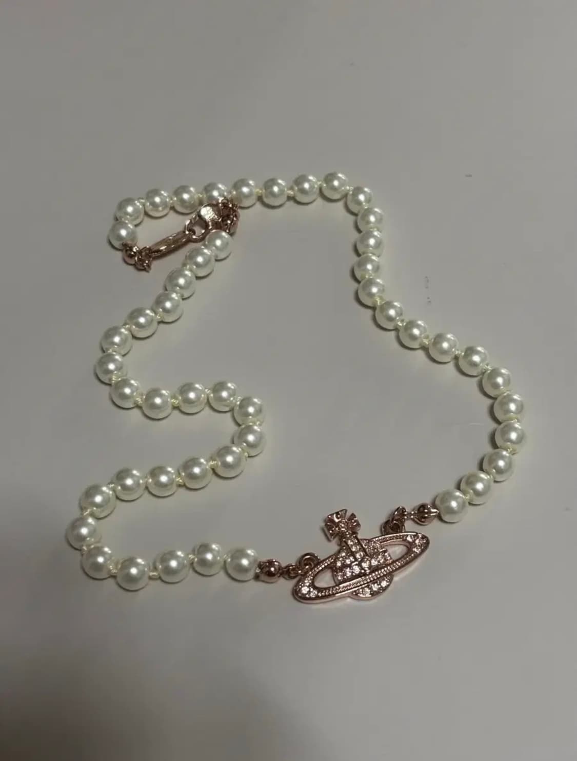 비비안웨스트우드 진주 목걸이 로즈골드 stc 빈티지 양지뢰 히메갸루 상품이미지1