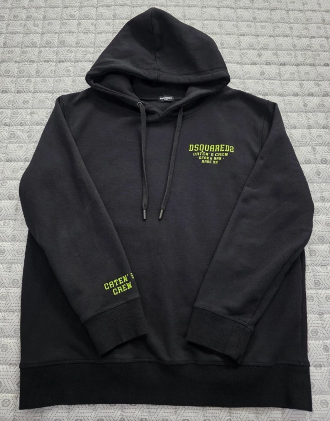디스퀘어드2 블랙 후드티 105 상품이미지3