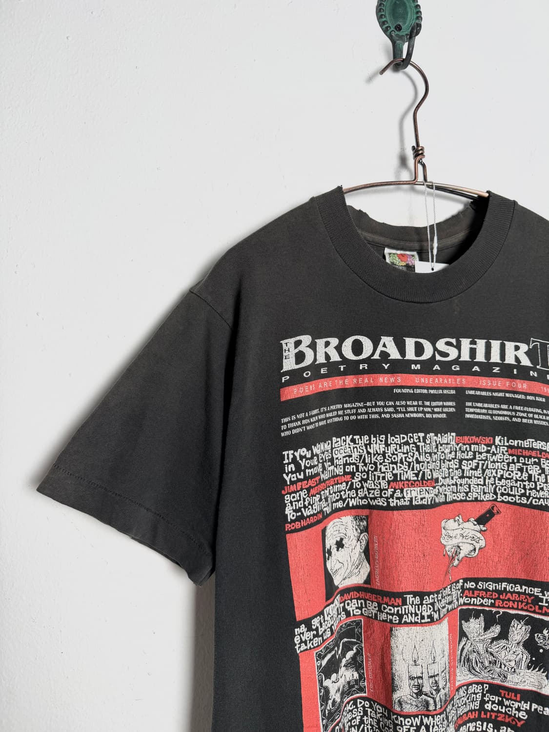 90s Broadshirt Poetry Magazine 티셔츠 상품이미지3