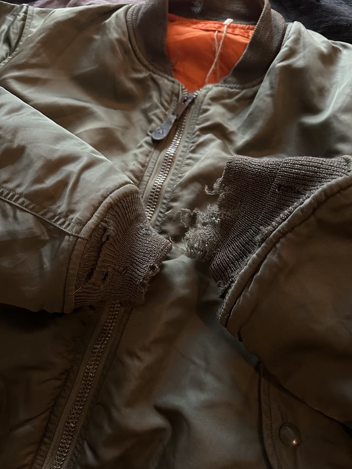 70s USA Original MA-1 8279E Jacket 상품이미지7