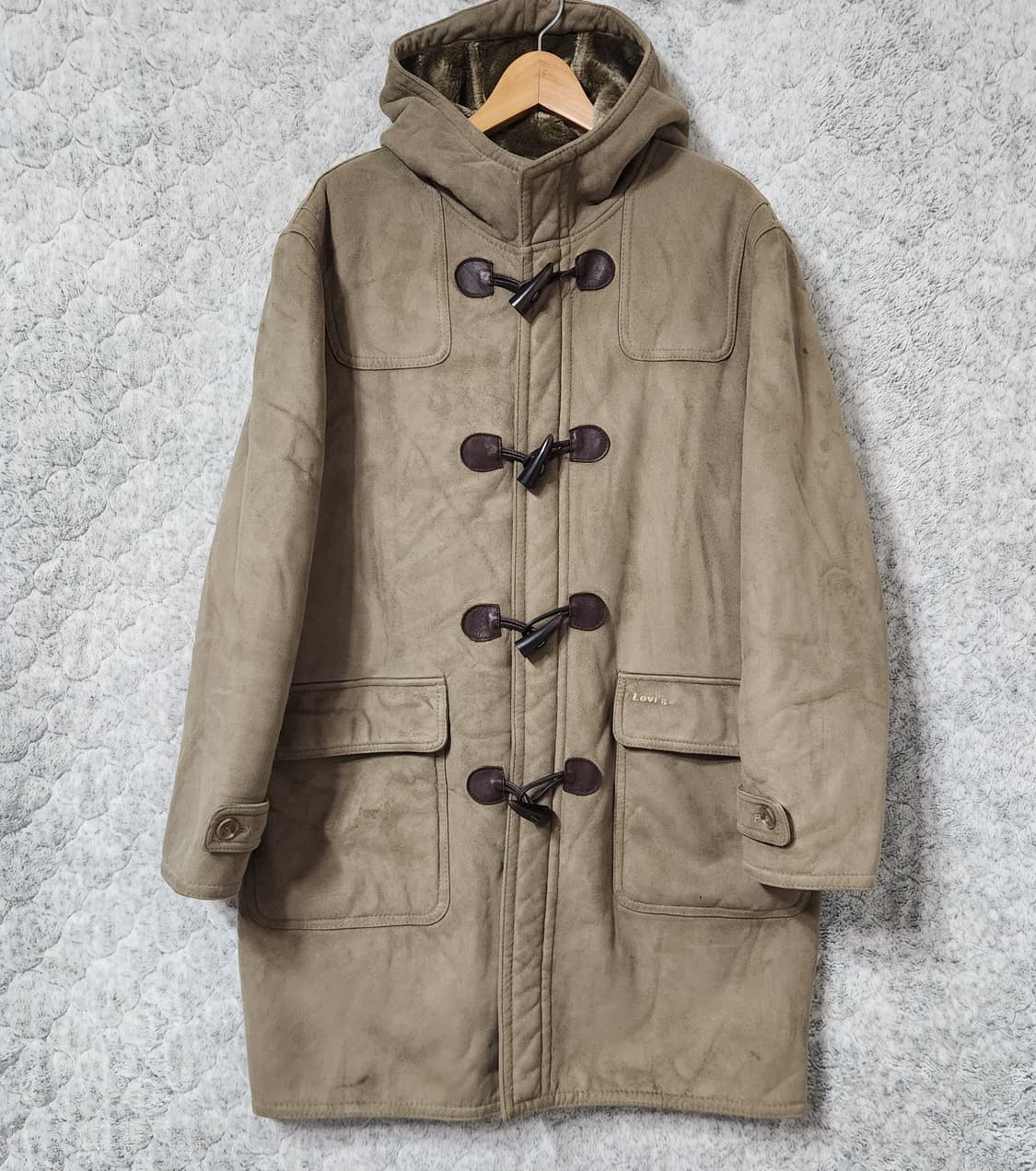 J18 [105] 리바이스 오리지날 레드탭 스위이드 더플 코트 상품이미지1