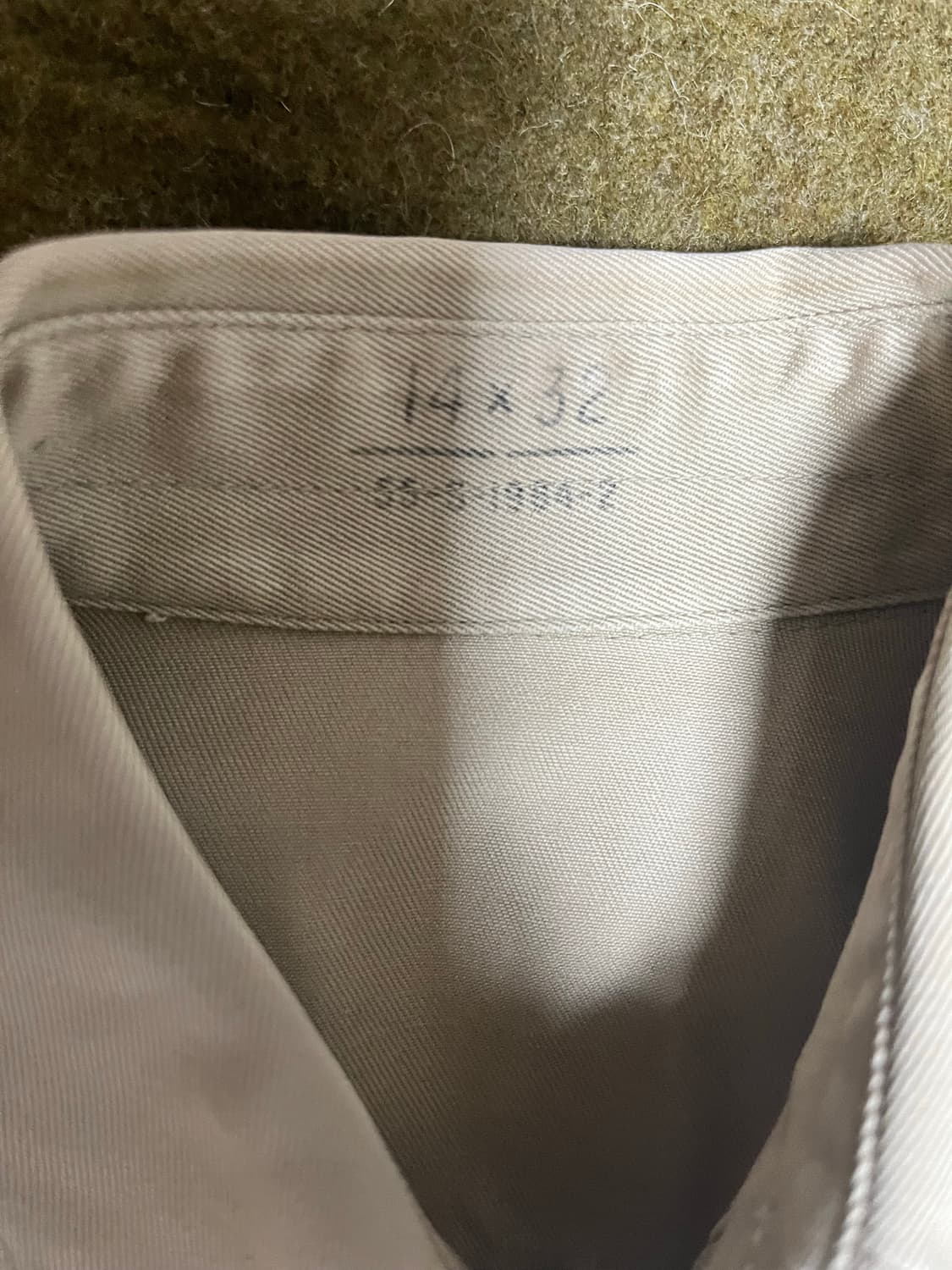 미군 카키(치노)셔츠 50s 상품이미지2