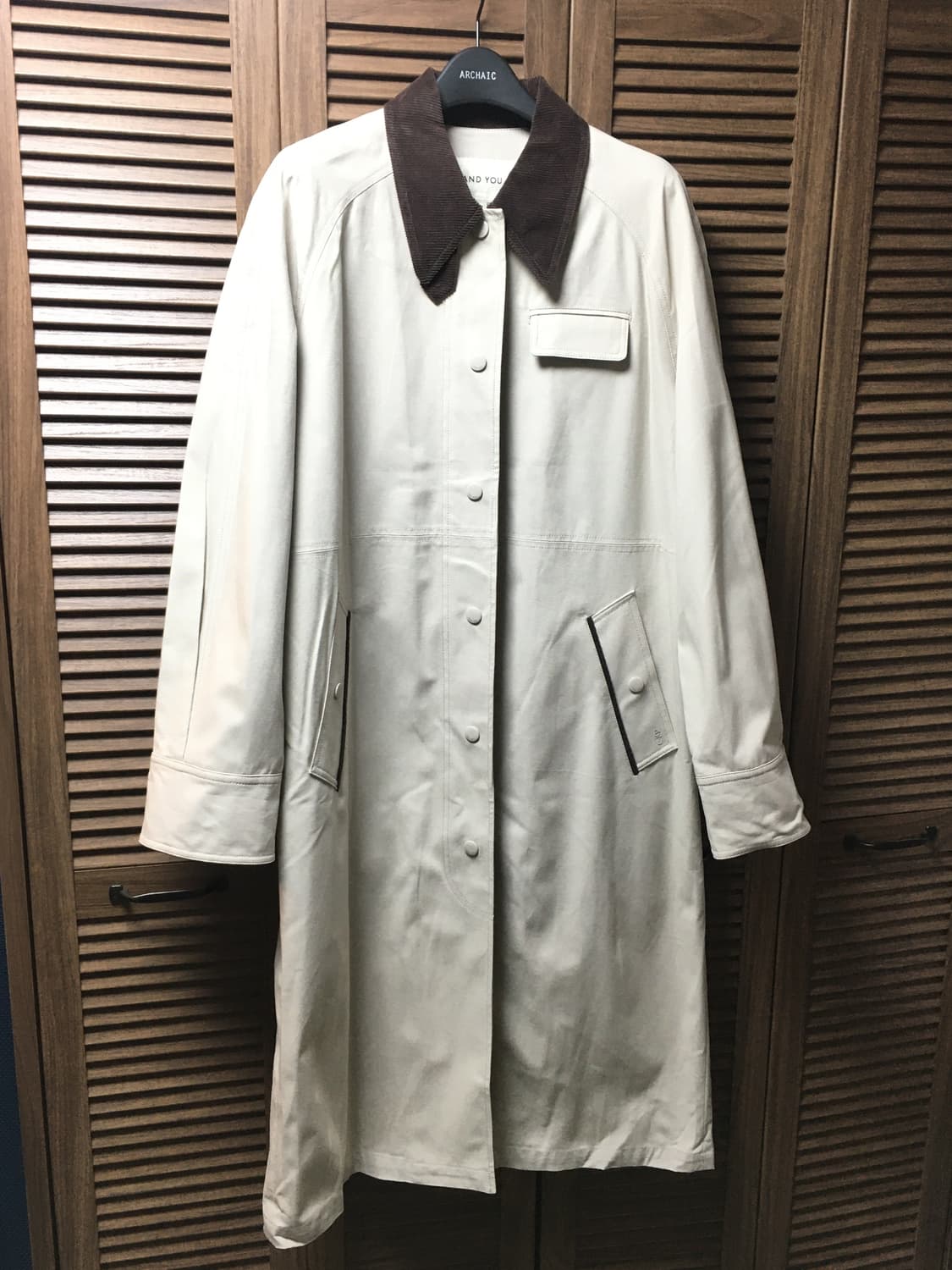 AND YOU 트렌치 코트 새상품 상품이미지2