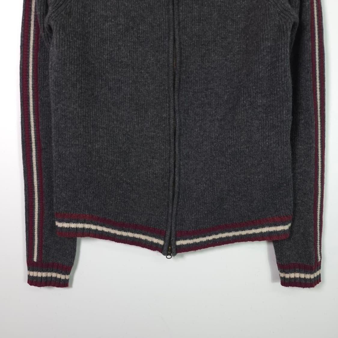 CHEVIGNON 사이드 라인 스포티 Y2K 니트 집업 85 상품이미지4