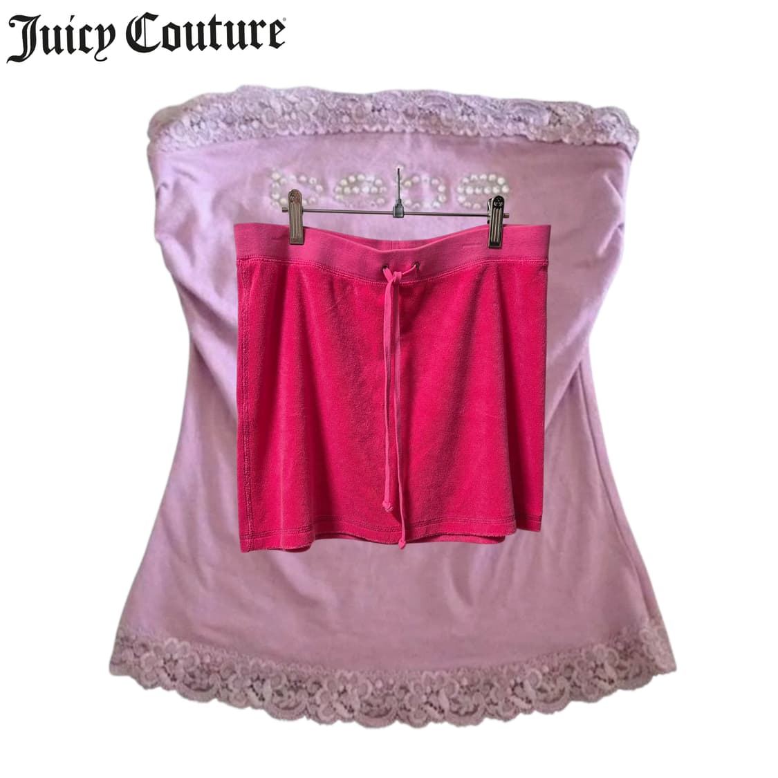 Juicy Couture y2k Pink training Skirt 상품이미지1