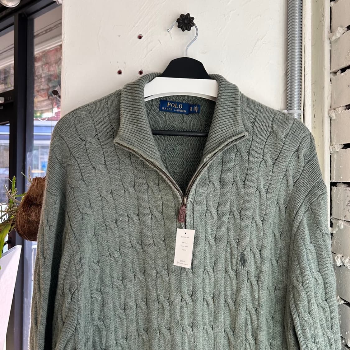 15460 - 폴로 랄프로렌 케이블 반집업 니트 상품이미지1