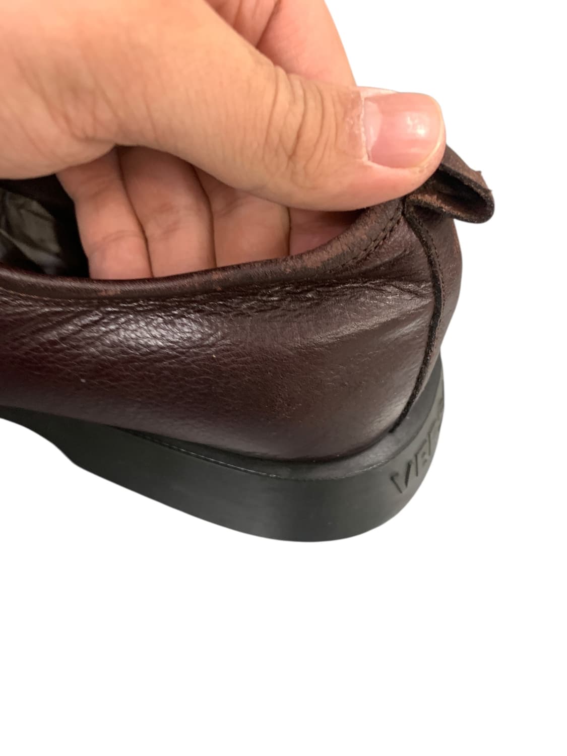 베르사체 스퀘어토 로퍼 브라운 8.5(275) 상품이미지9