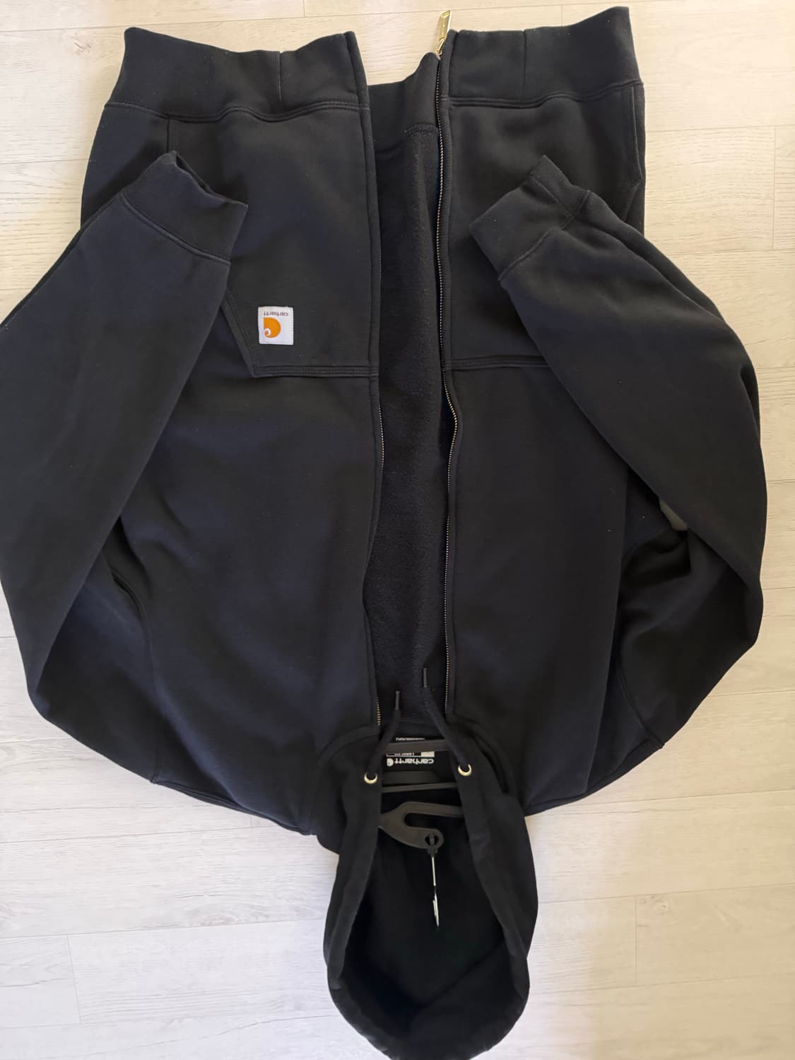 칼하트 후드집업 블랙  상품이미지2