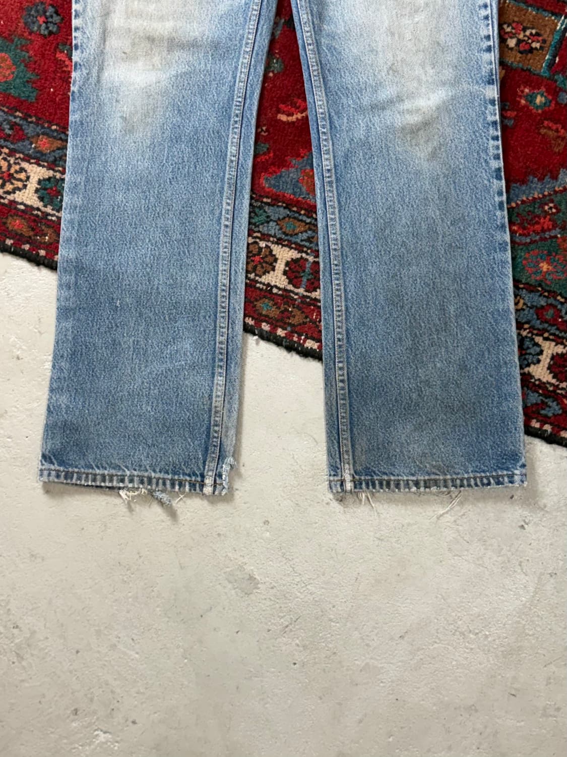 90's USA Made 빈티지 리바이스 517 오렌지탭 부츠컷 데님 상품이미지7