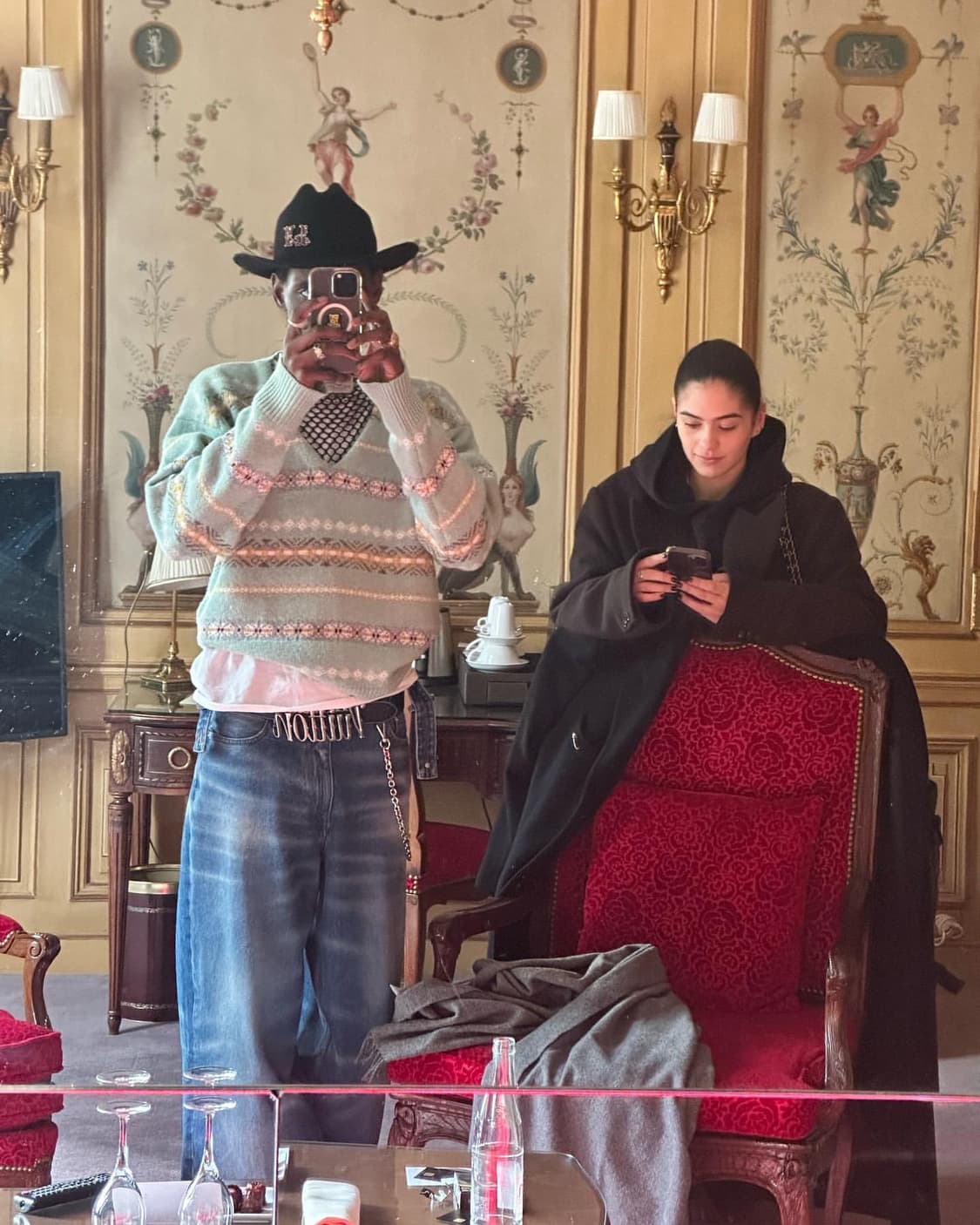 라프 시몬스 SS22 페어 아일 자카드 스웨터 상품이미지1