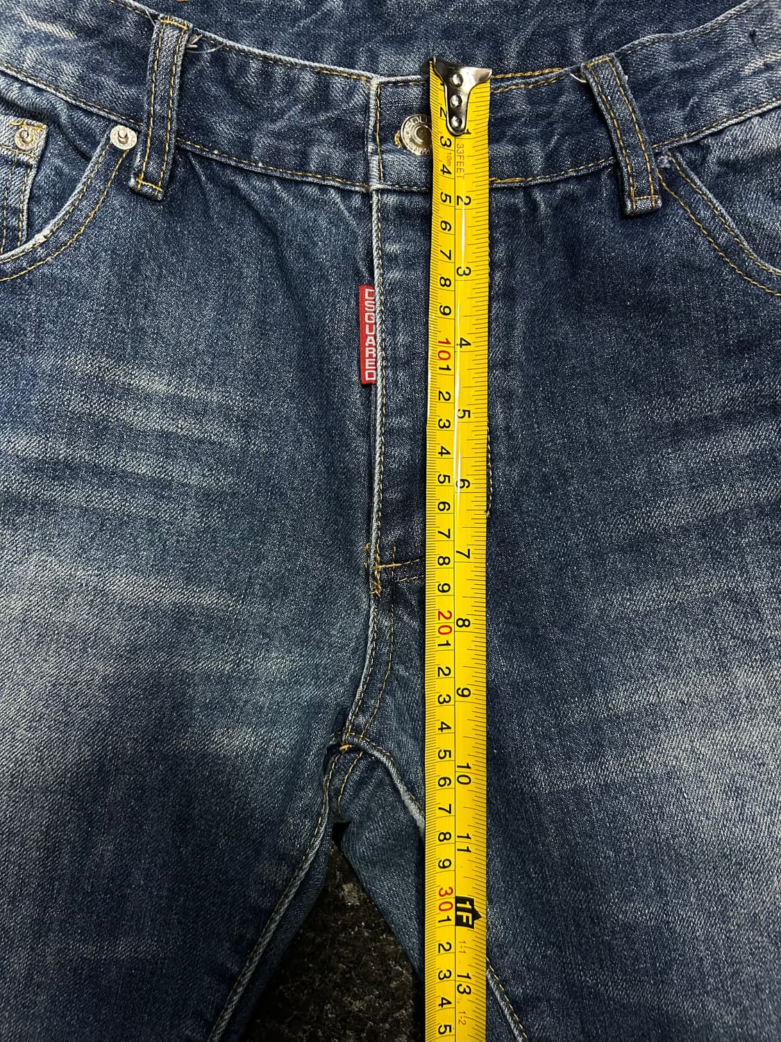 디스퀘어드2 데님 워싱 청바지 36인치 상품이미지7