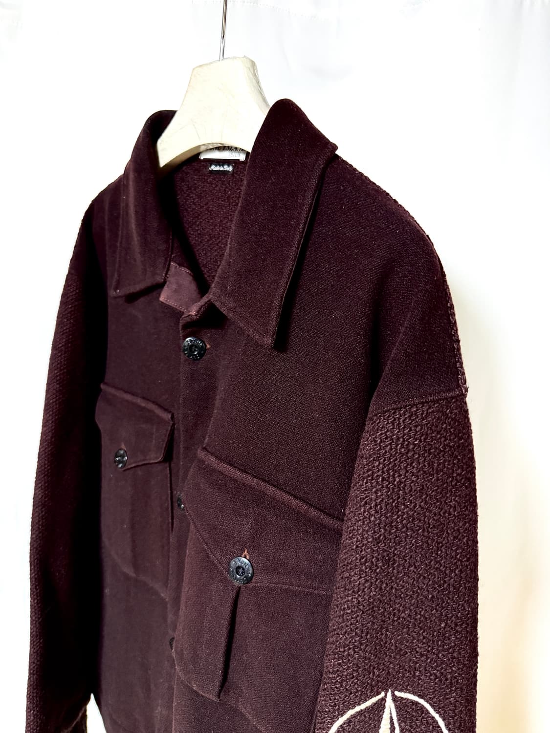 스톤아일랜드 03s 90s 시그니처 로고 니팅 트러커자켓 상품이미지2