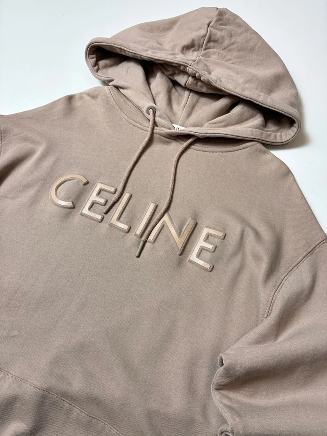 셀린느 볼륨 로고 스펠아웃 오버핏 후드티 PN8455 상품이미지2