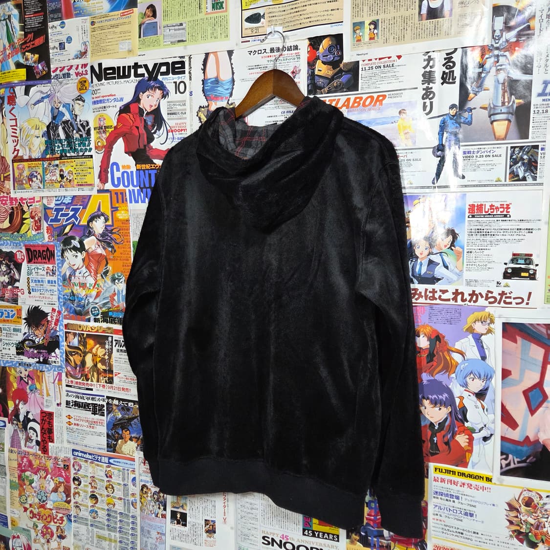 JPN 에어워크 펑크 레터링 프린팅 후드집업 상품이미지6