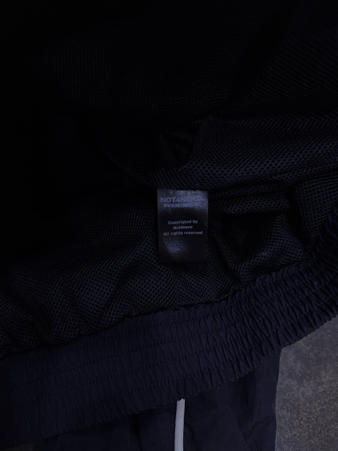 낫포너드 나일론 레이싱 자켓 블랙 M 상품이미지10