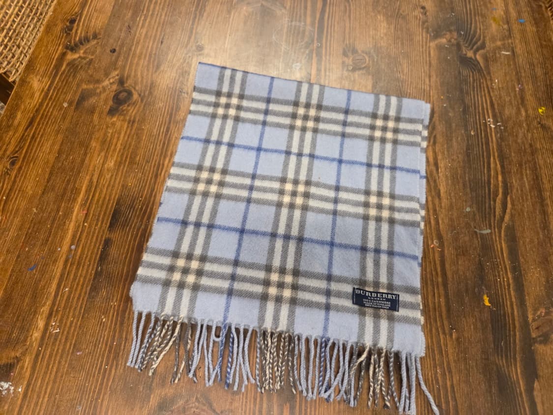 버버리 노바체크 캐시미어 머플러 상품이미지1