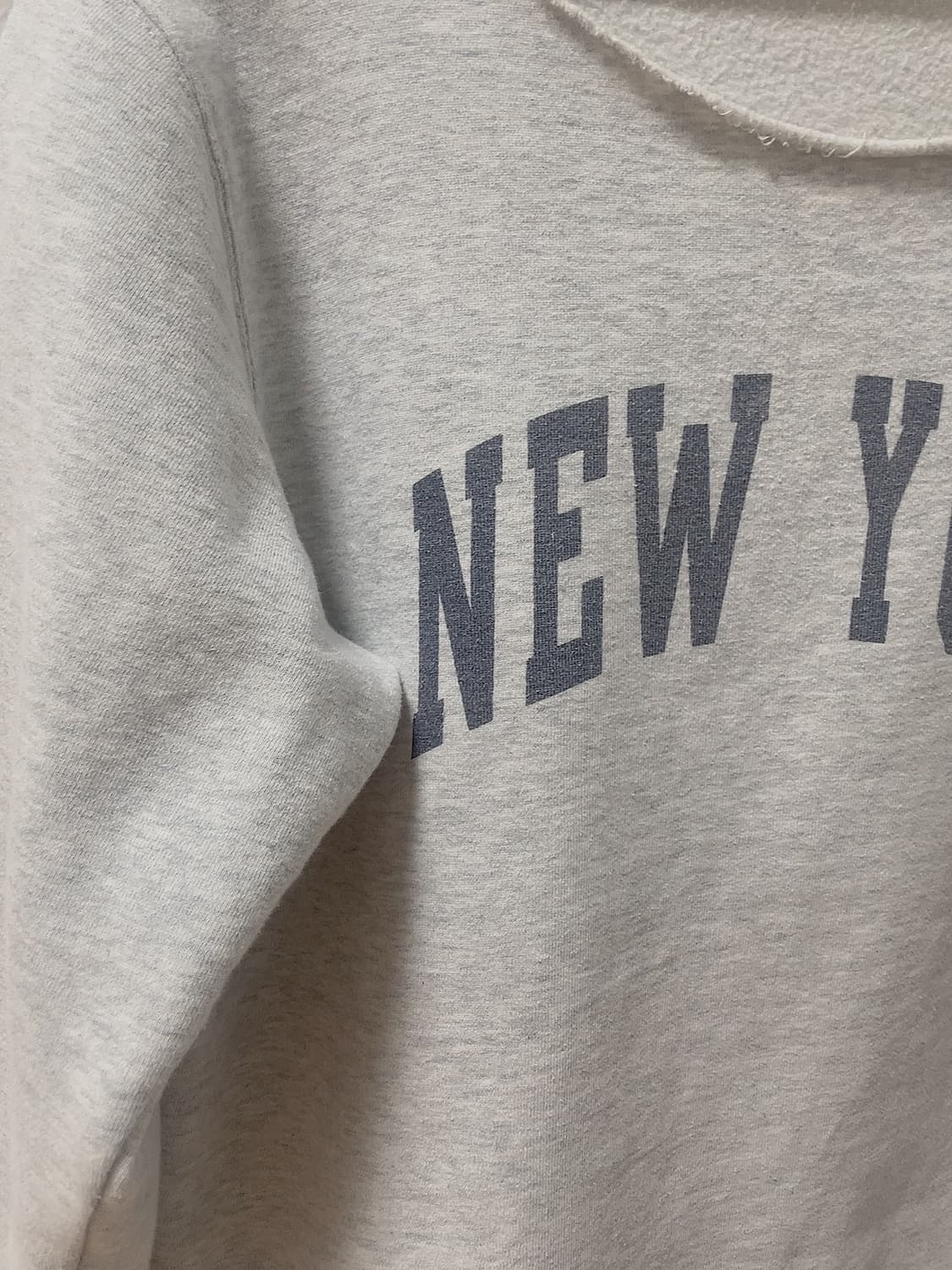 브랜디멜빌 뉴욕 오프숄더 그레이 스웻셔츠 맨투맨 상품이미지2