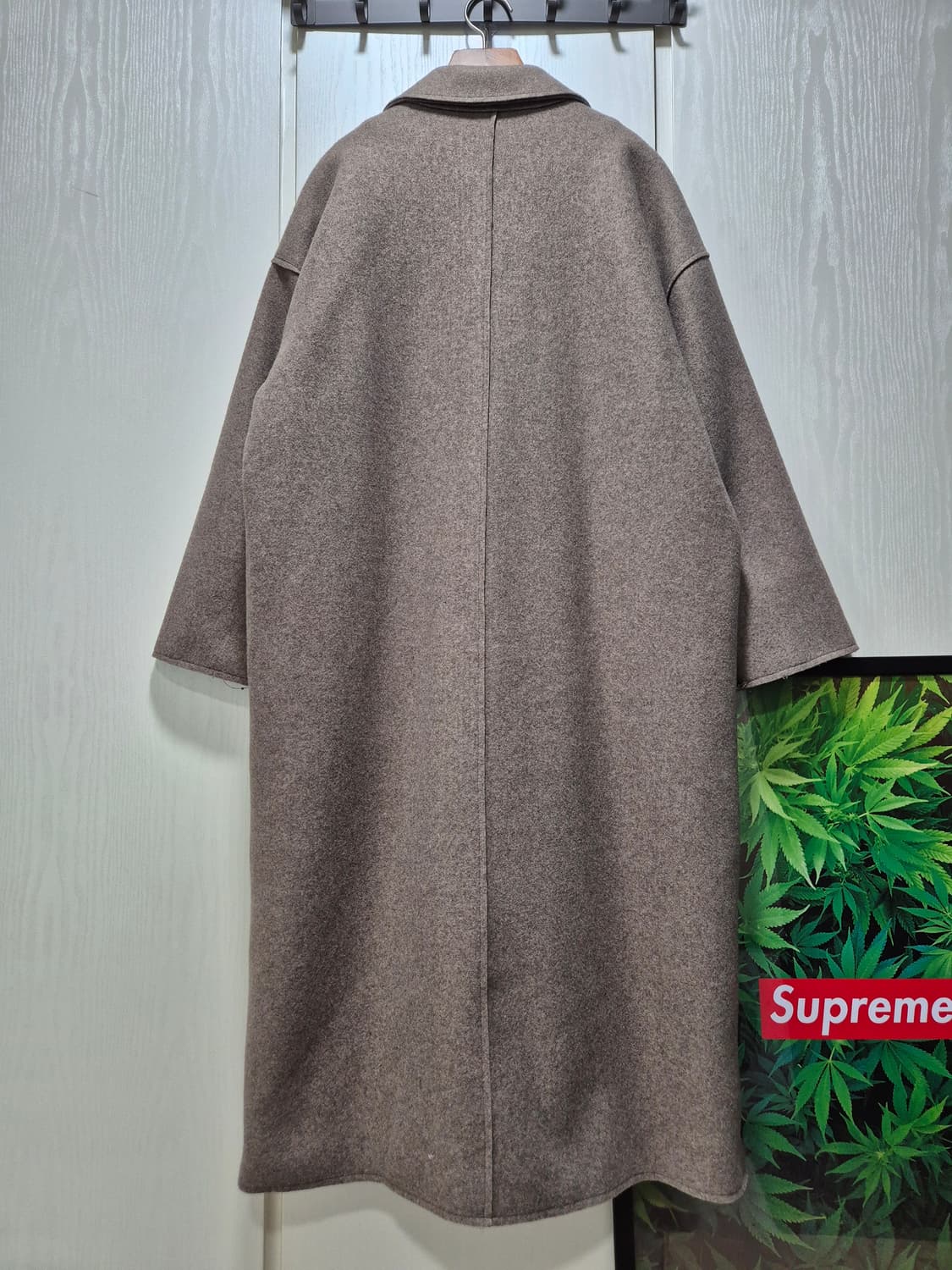 (세일)난닝구. 롱 누빔코트. 모카브라운 상품이미지10