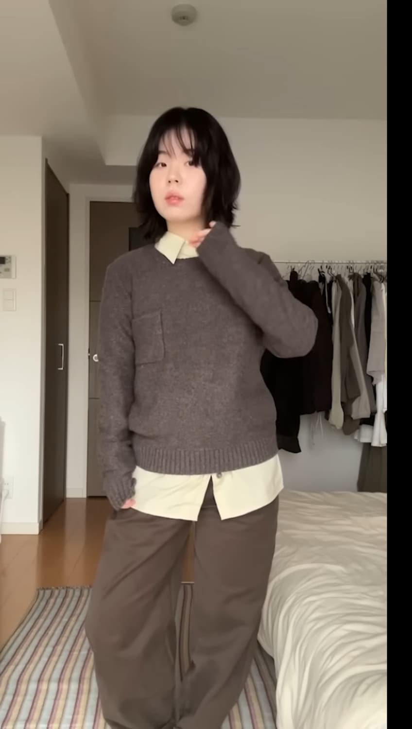 유니클로U 니트/셔츠/팬츠 일괄 연늘코디 상품이미지2