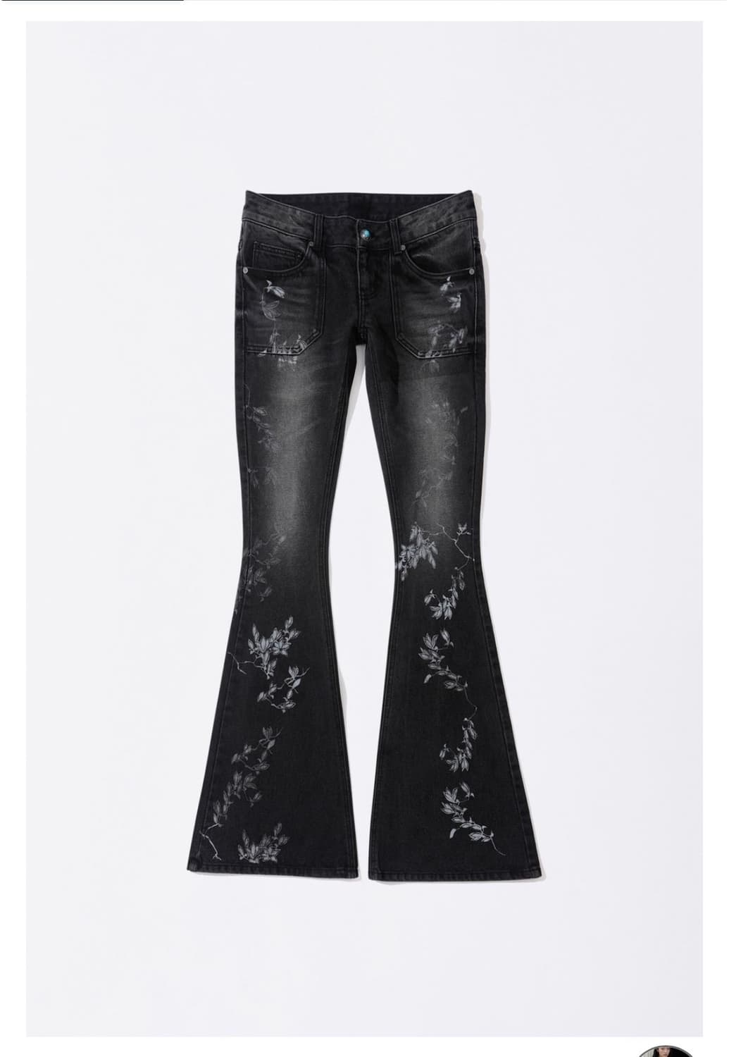 Sculptor flocking bootcut denim (S) 상품이미지3