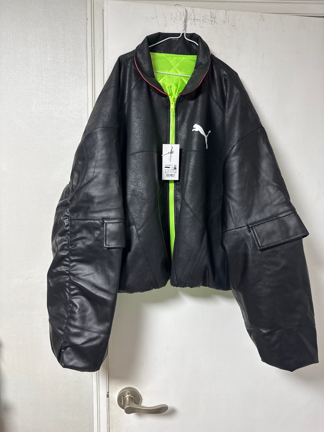 에이셉라키 x 푸마 리버시블 레더자켓 상품이미지4