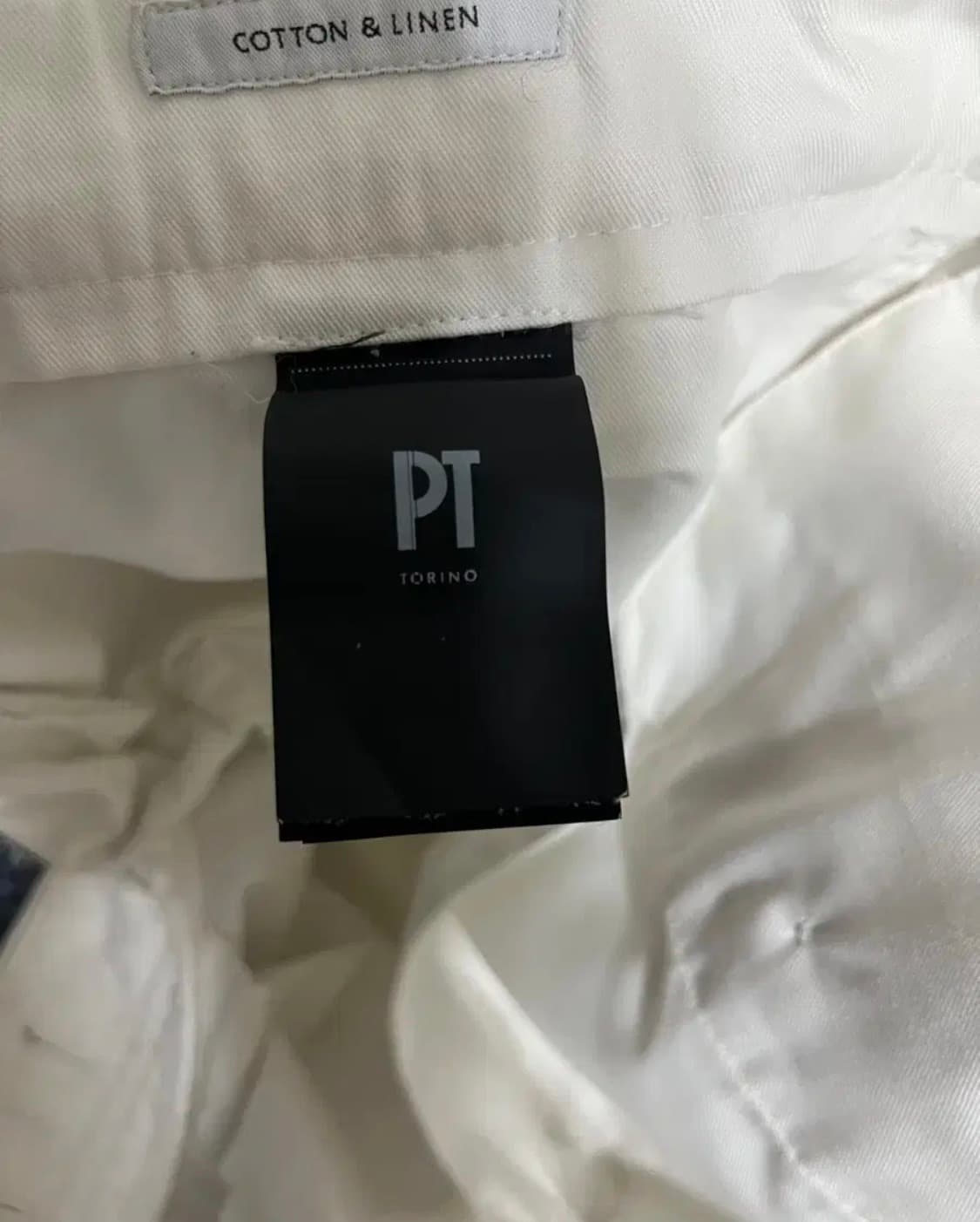 pt01 pt05 화이트 카고 와이드 면팬츠 30 상품이미지3
