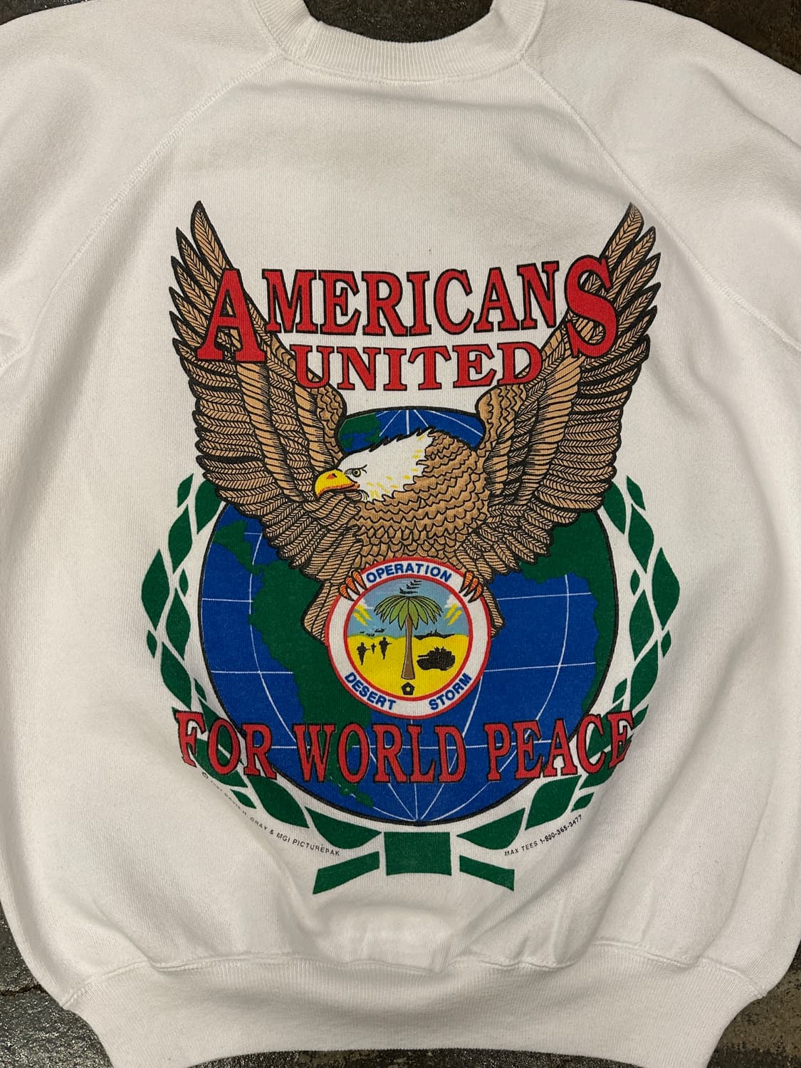 90s Hanes USA 헤인즈 걸프전 스웻셔츠 맨투맨 L 상품이미지5