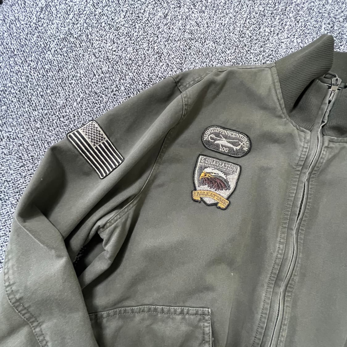 빈티지9. H.T. NIAO 밀리터리 플라이트 재킷 상품이미지2